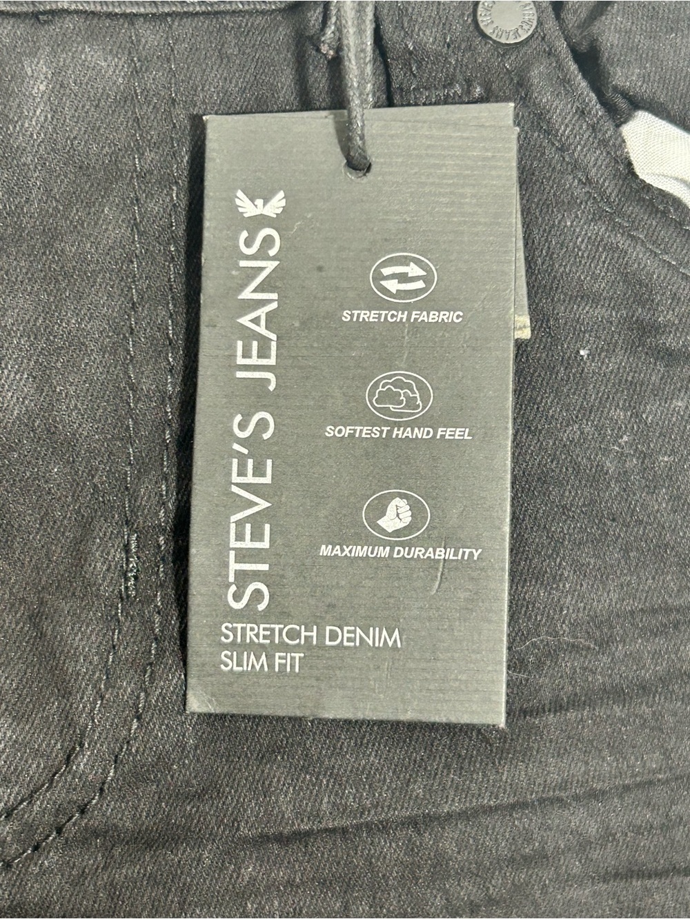 Steve’s Jeans Black Skinny Jeans for Women - Stretch Slim Fit Size 14 - Picture 7 of 13